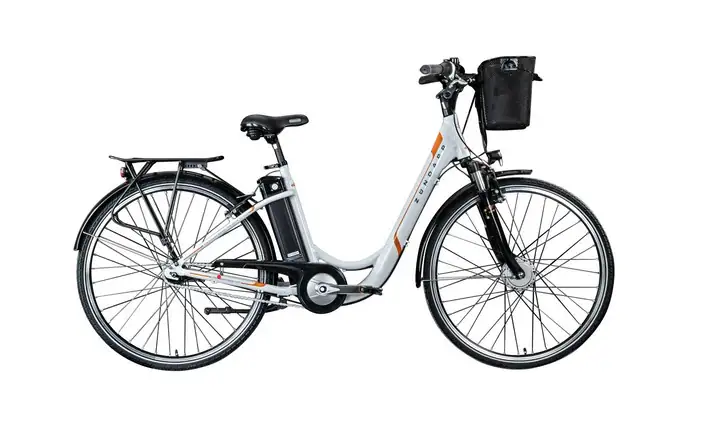 Zündapp E-Bike City Z517 28 Zoll 7-Gang 374 Wh weiß orange