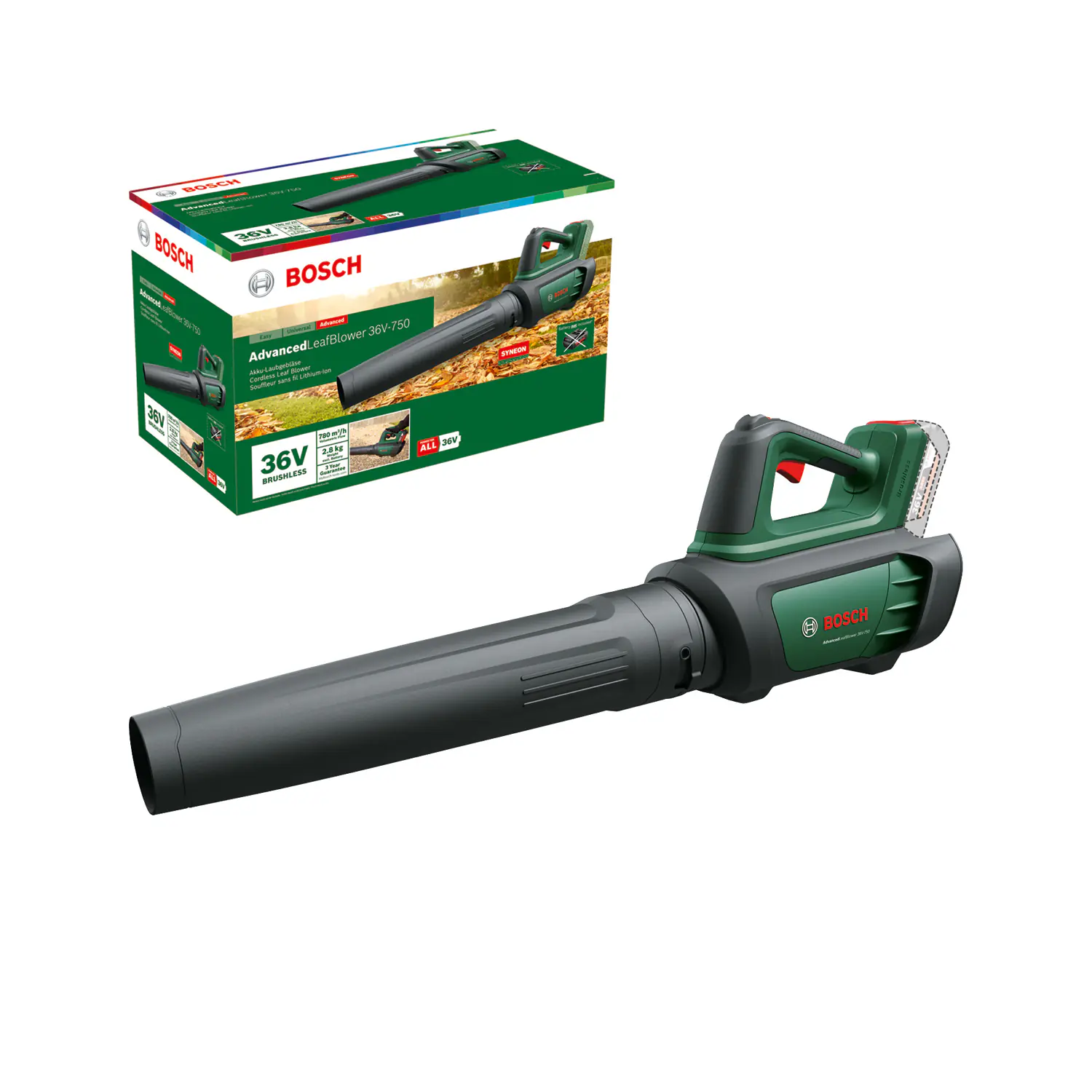 Bosch Akku-Laubbläser AdvancedLeafBlower 36V-750 Solo
