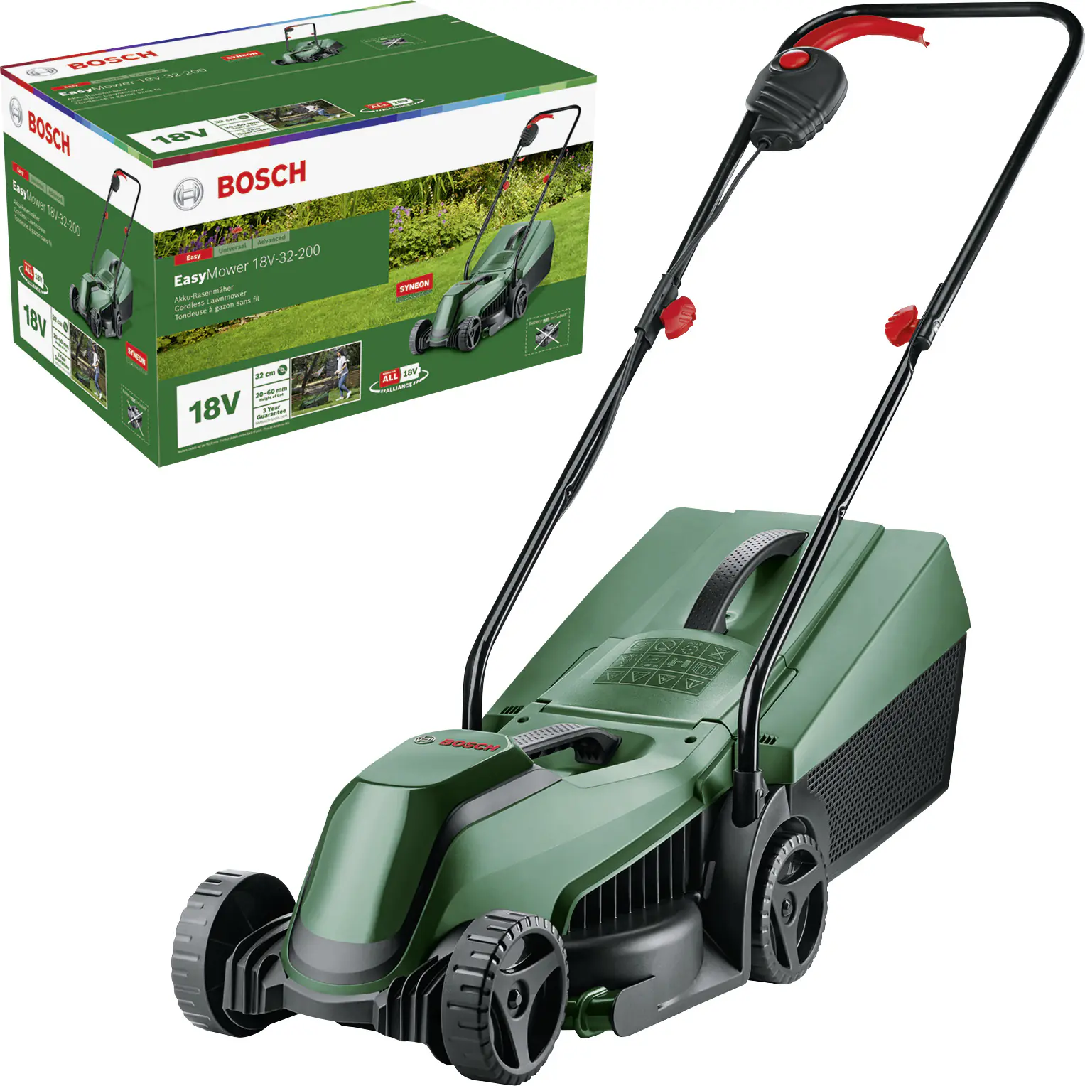 Bosch Akku-Rasenmäher EasyMower 18 V 32 cm Schnittbreite Solo