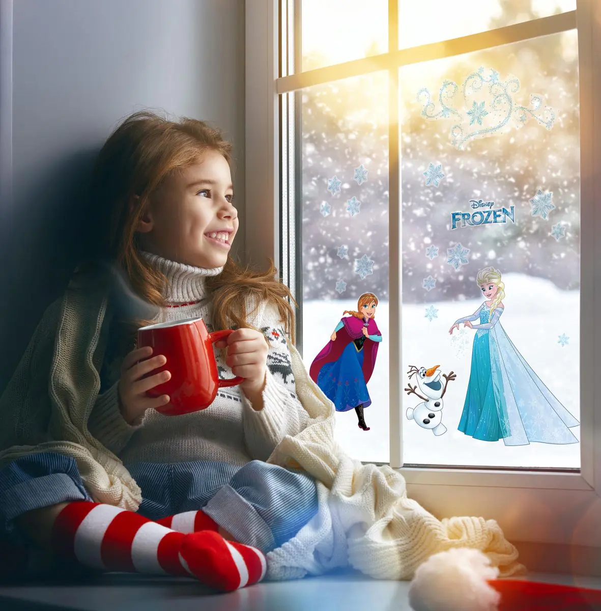 Komar Window Sticker Frozen Snowflake 31 x 31 cm