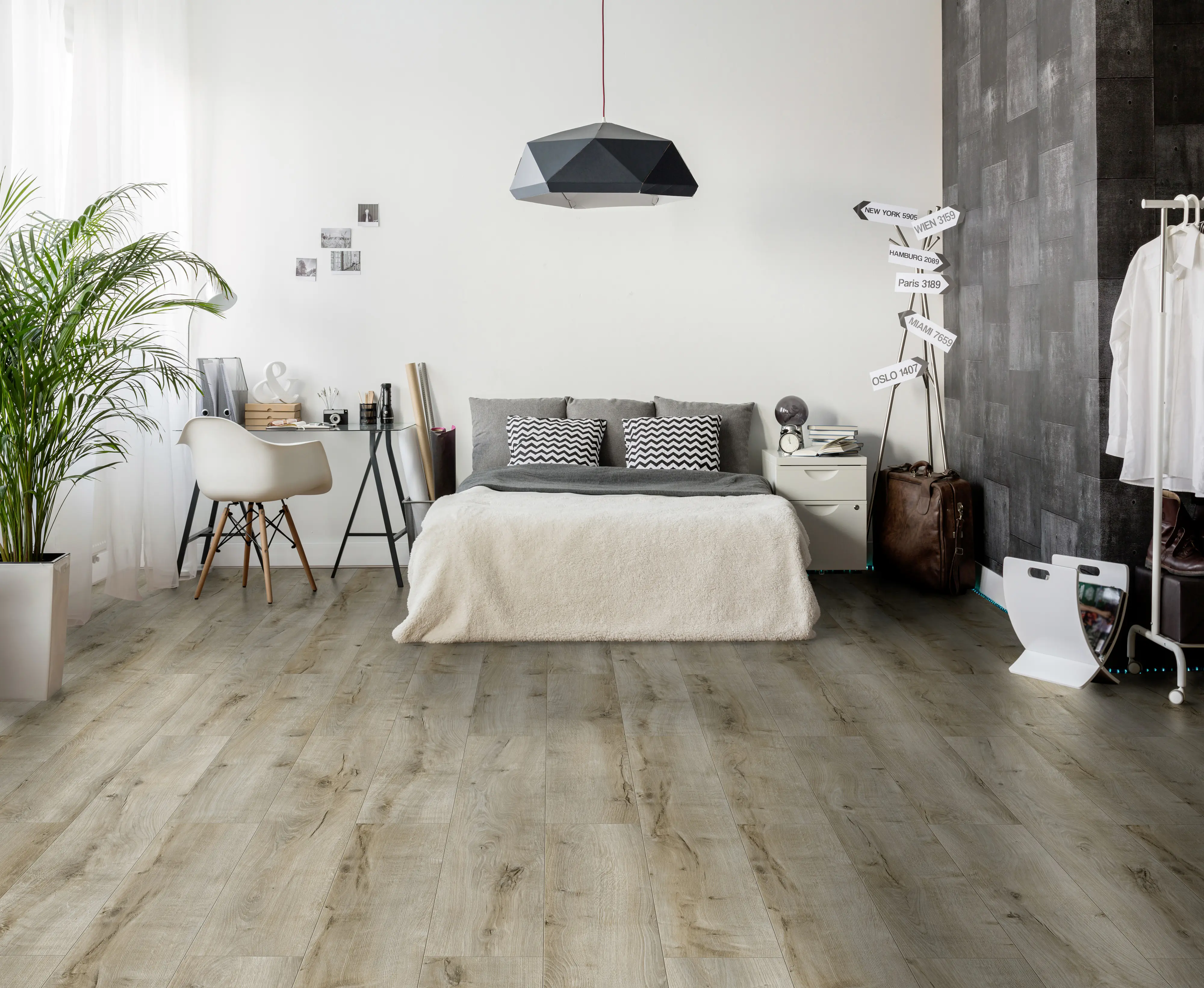 Classen Laminat Megaloc Aquaprotect 128,5 x 19,2 cm 8 mm Oak beige