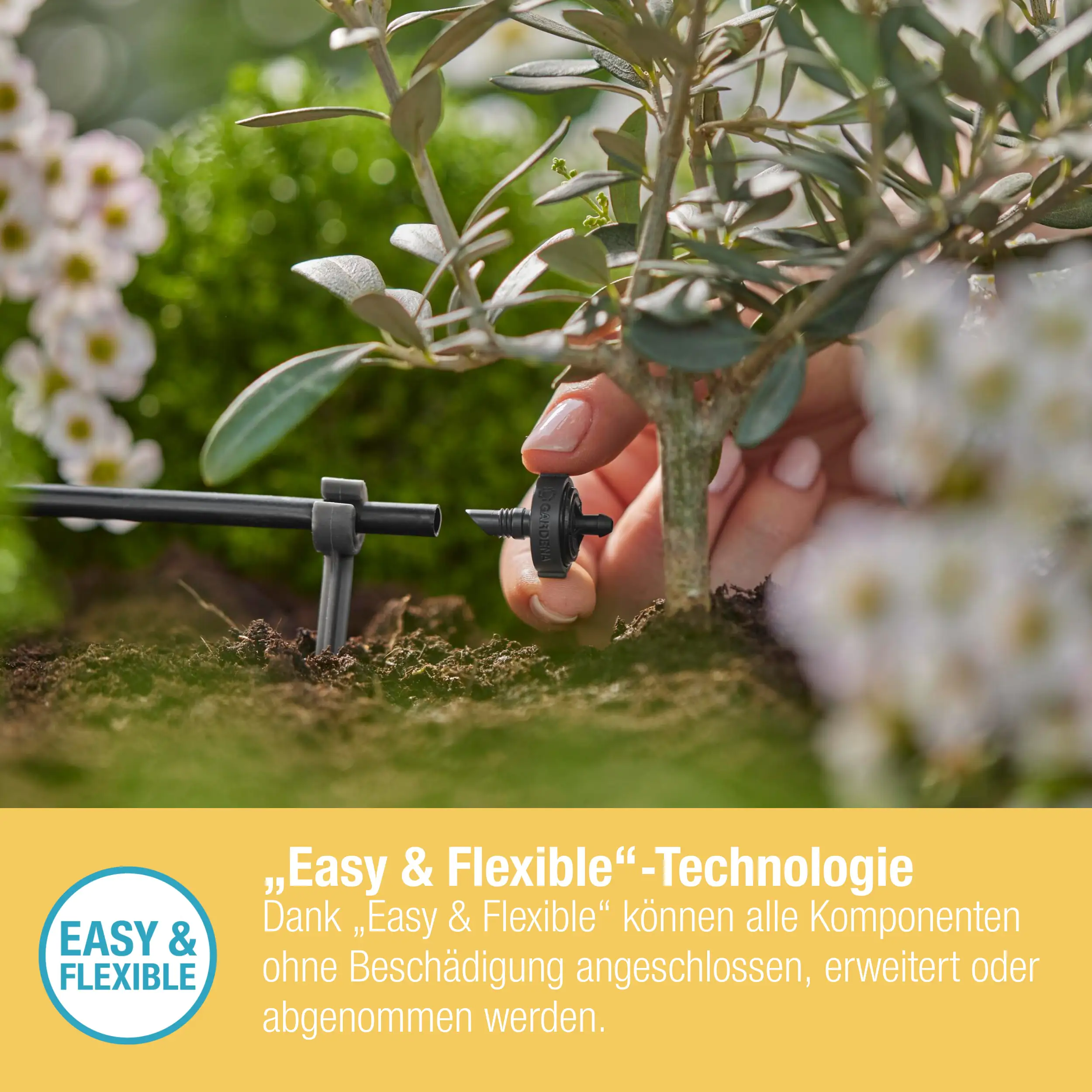 Gardena Reihentropfer, 2 l/h druckregulierend 10 Stk. Gardena Reihentropfer, 2 l/h druckregulierend 10 Stk.