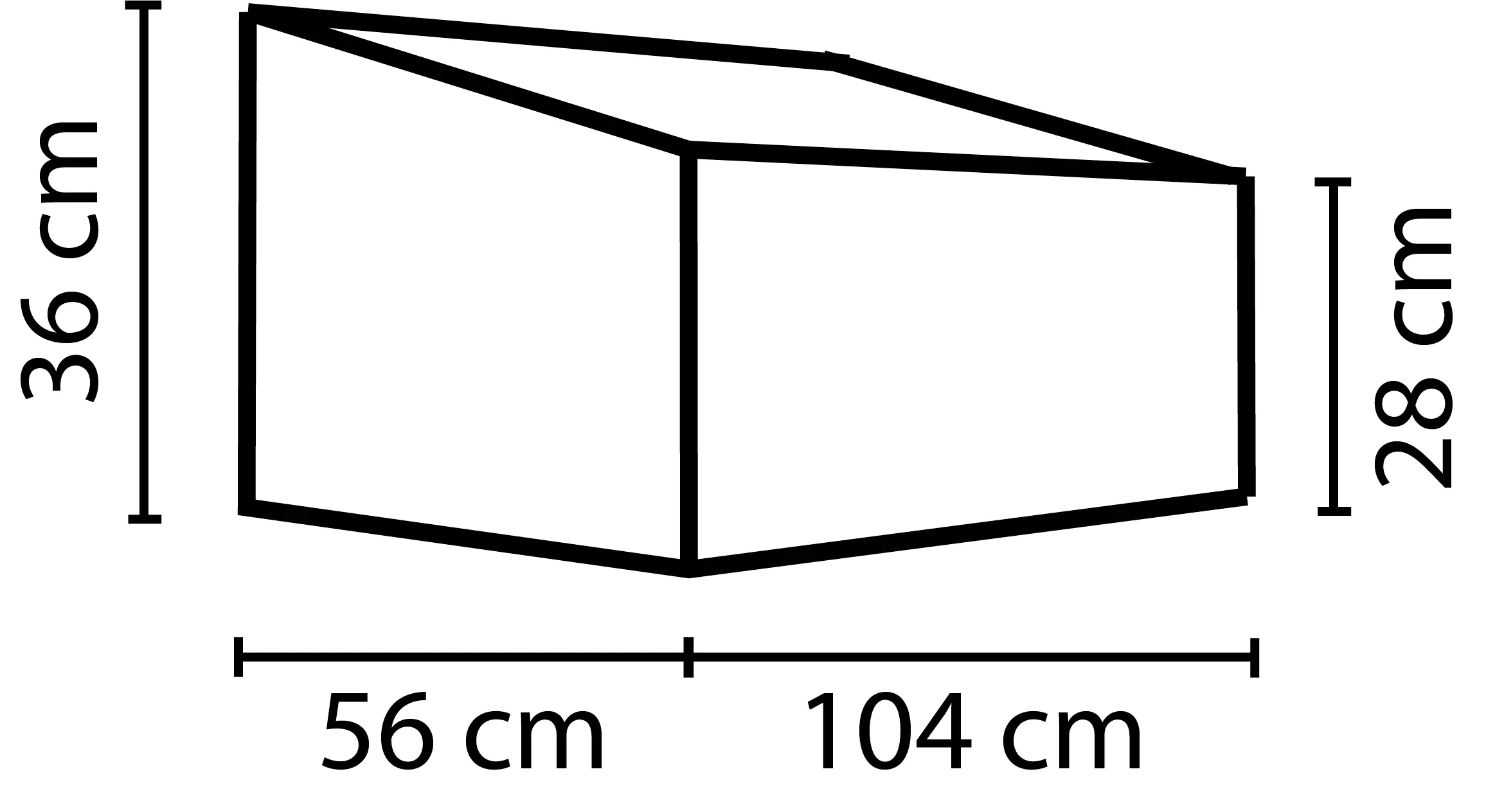 Pergart Frühbeet Feronia 56 x 104 cm Pergart Frühbeet Feronia 56 x 104 cm