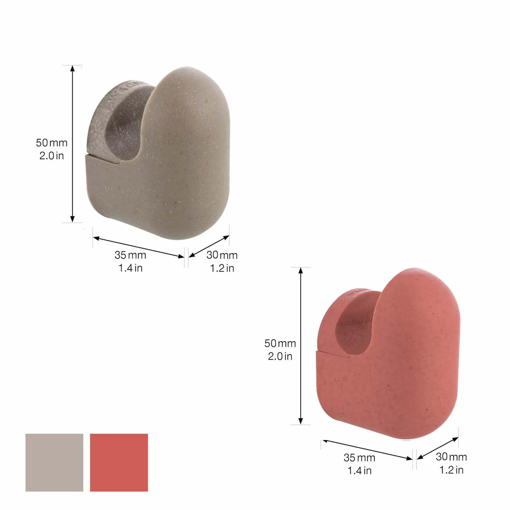 Wagner Wandhaken-Set hooks4home Pill Tragkraft bis 2 kg Kunststoff taupe korallenrot 4 Stück Wagner Wandhaken-Set hooks4home Pill Tragkraft bis 2 kg Kunststoff taupe korallenrot 4 Stück