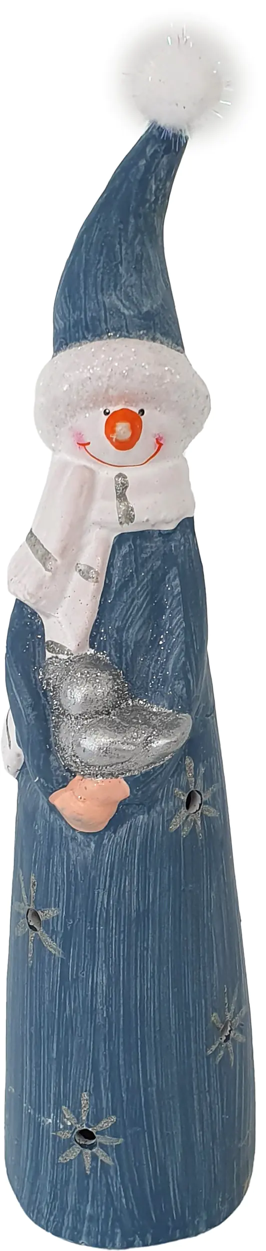 Dekofigur Schneemann groß 32 x 8 x 8 cm