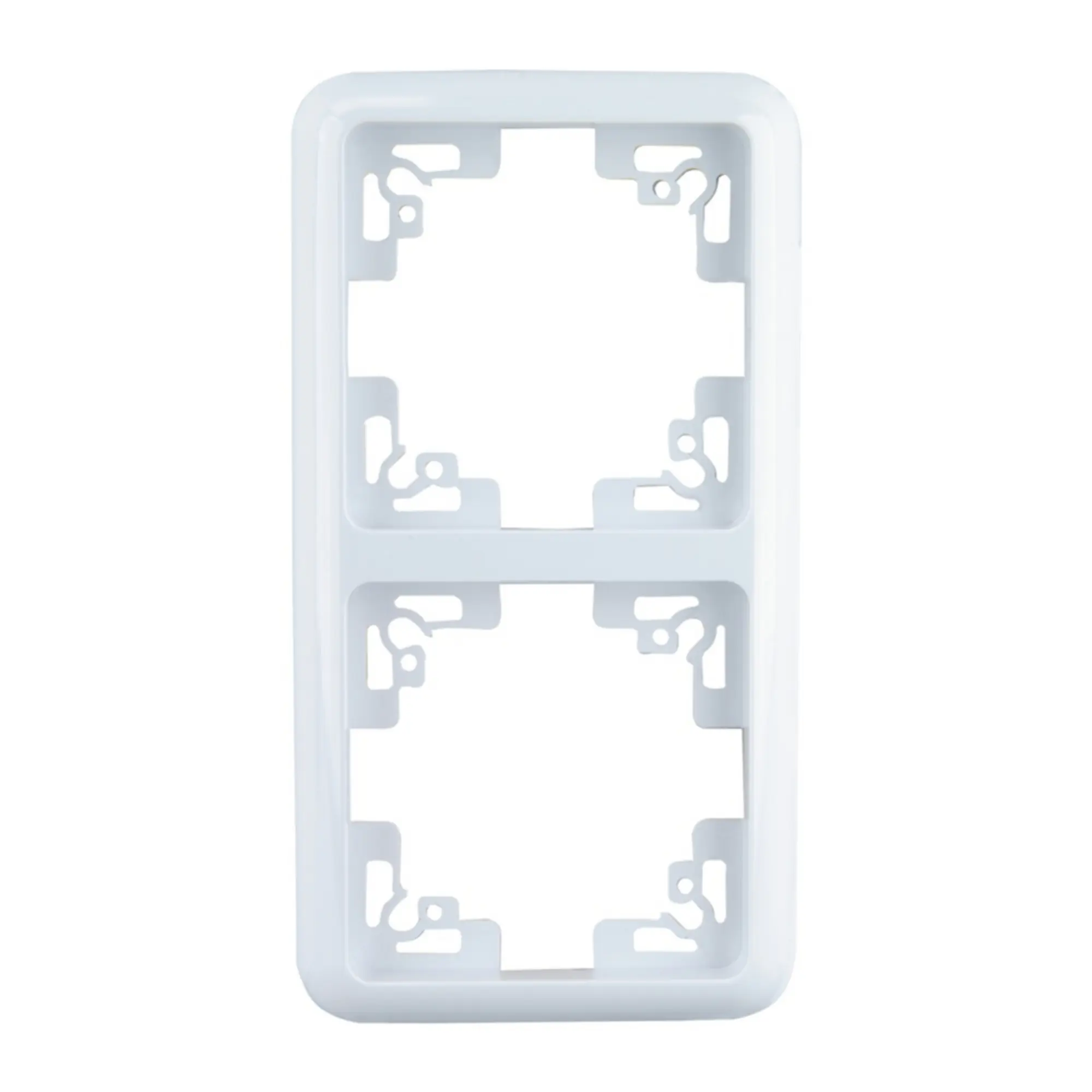 Unitec Abdeckrahmen Montreal 2-fach S502 ultraweiß