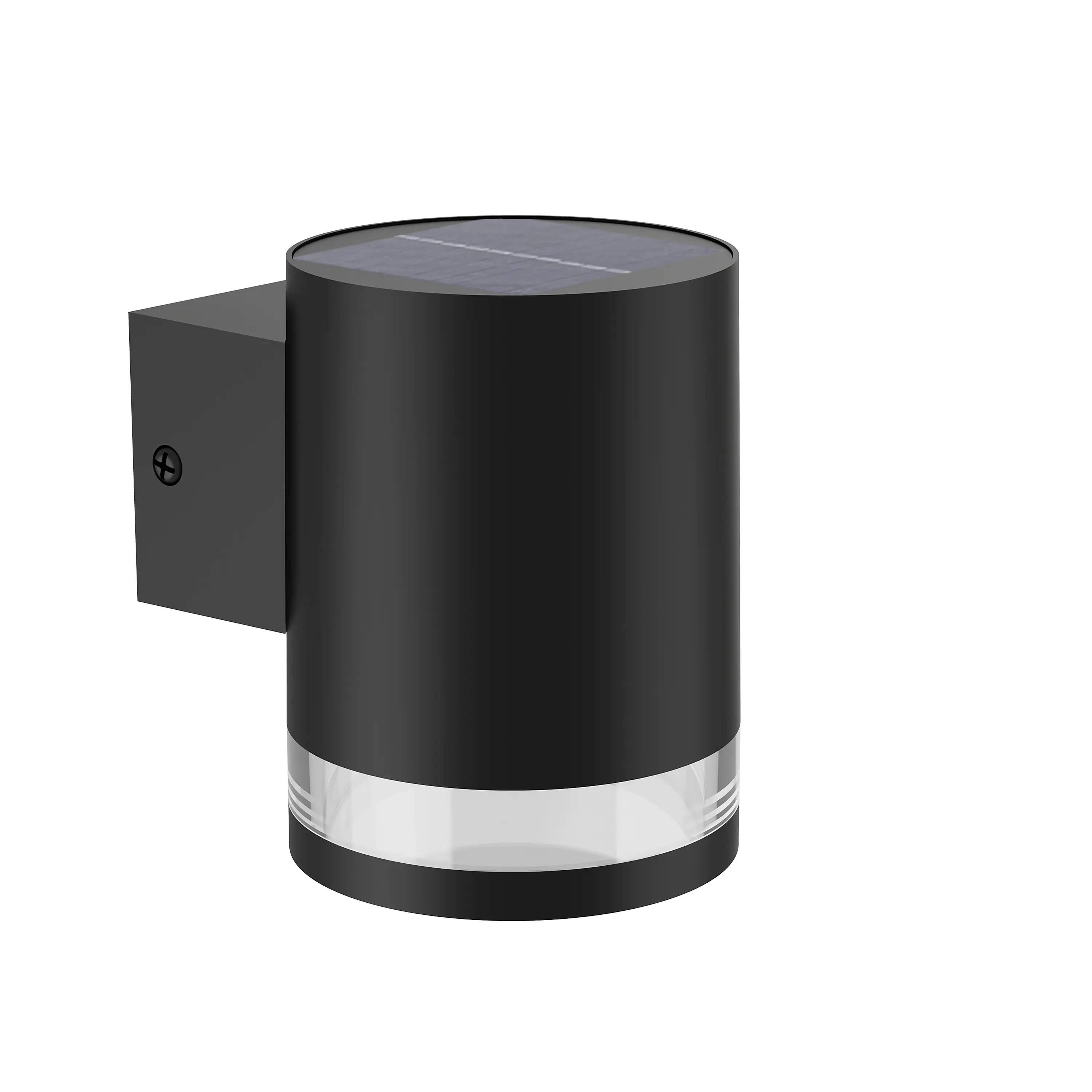 Solar Wandleuchte Fyce 13,4 x 13,2 x 9,7 cm schwarz