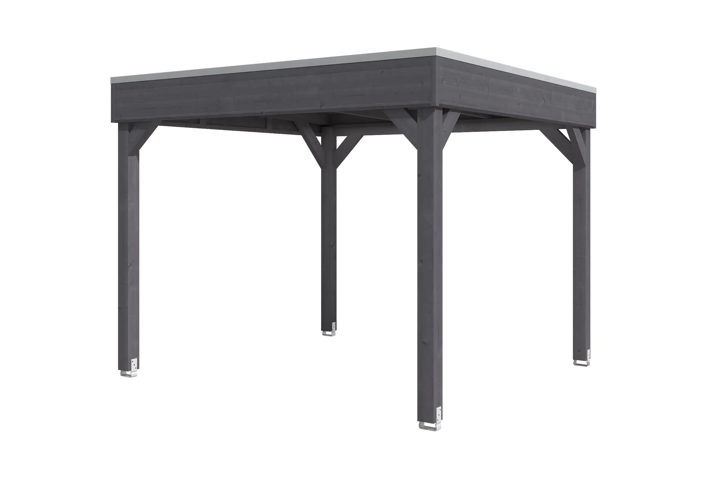 4018211032655_02 SKAN HOLZ Pavillon Toulouse 302 x 302 cm, grau