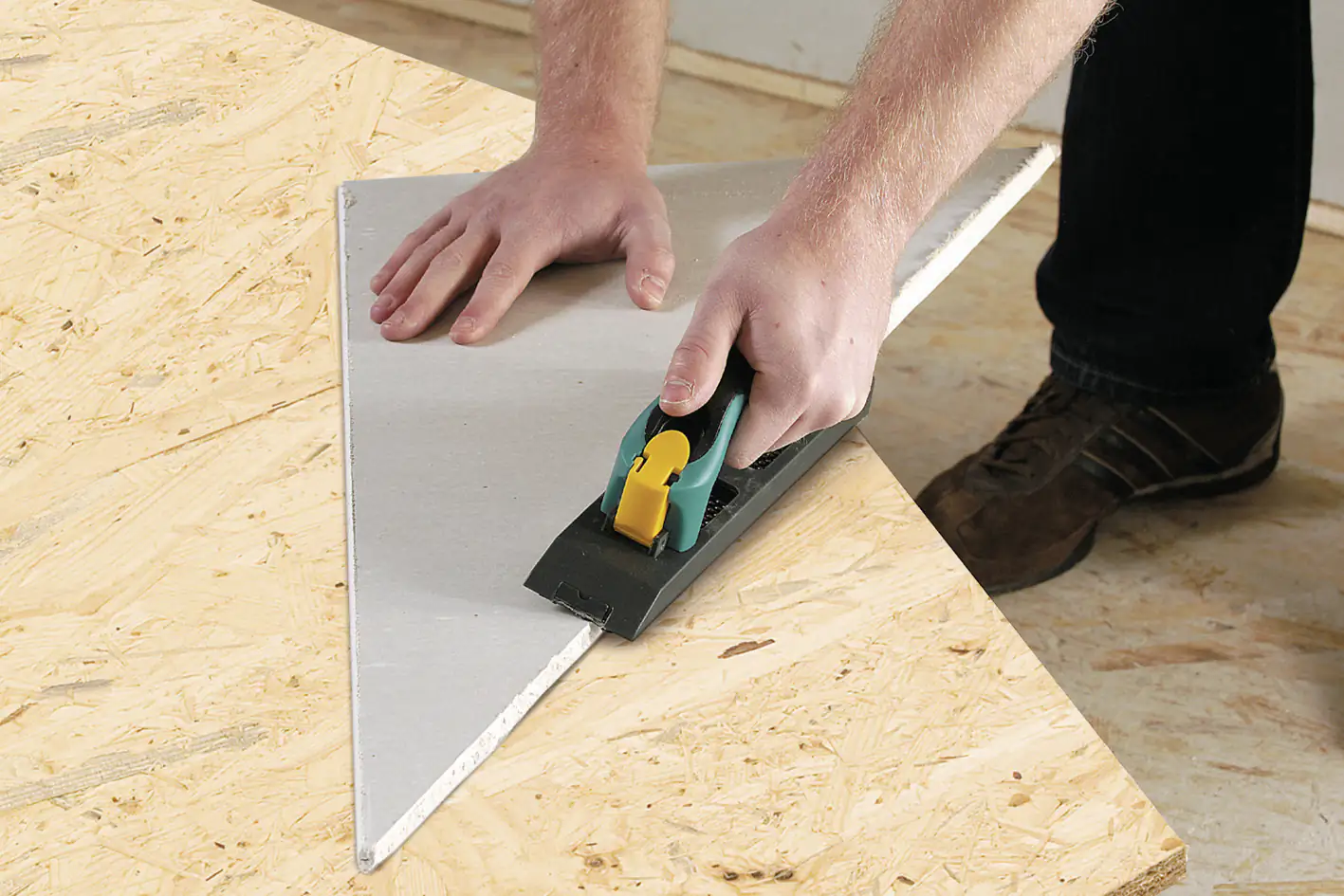 Wolfcraft Kantenhobel mit 2-Komponenten-Wechselgriff