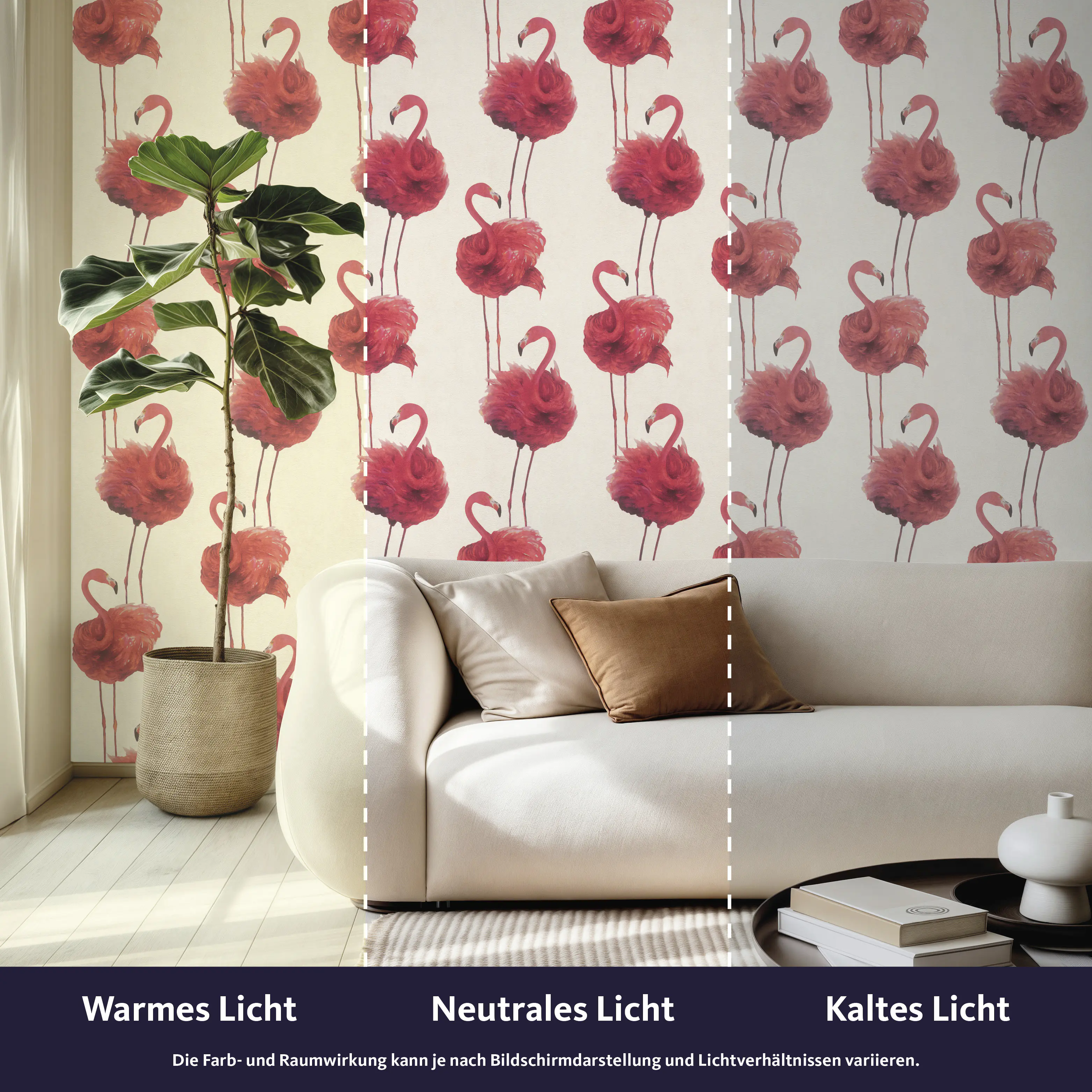 Tesa x Rasch selbstklebende Vliestapete Famazing Flamingo pink 6 x 0,53 m