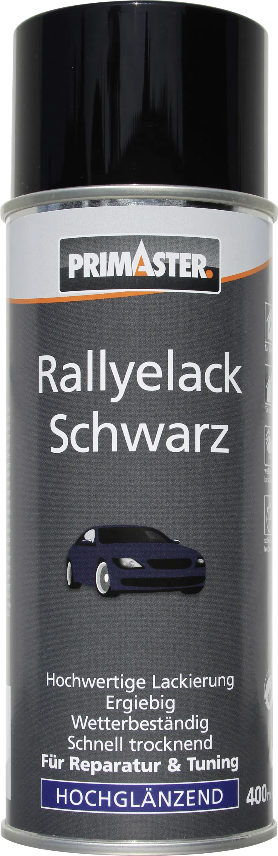 Primaster Rallye-Lackspray schwarz glänzend 400ml