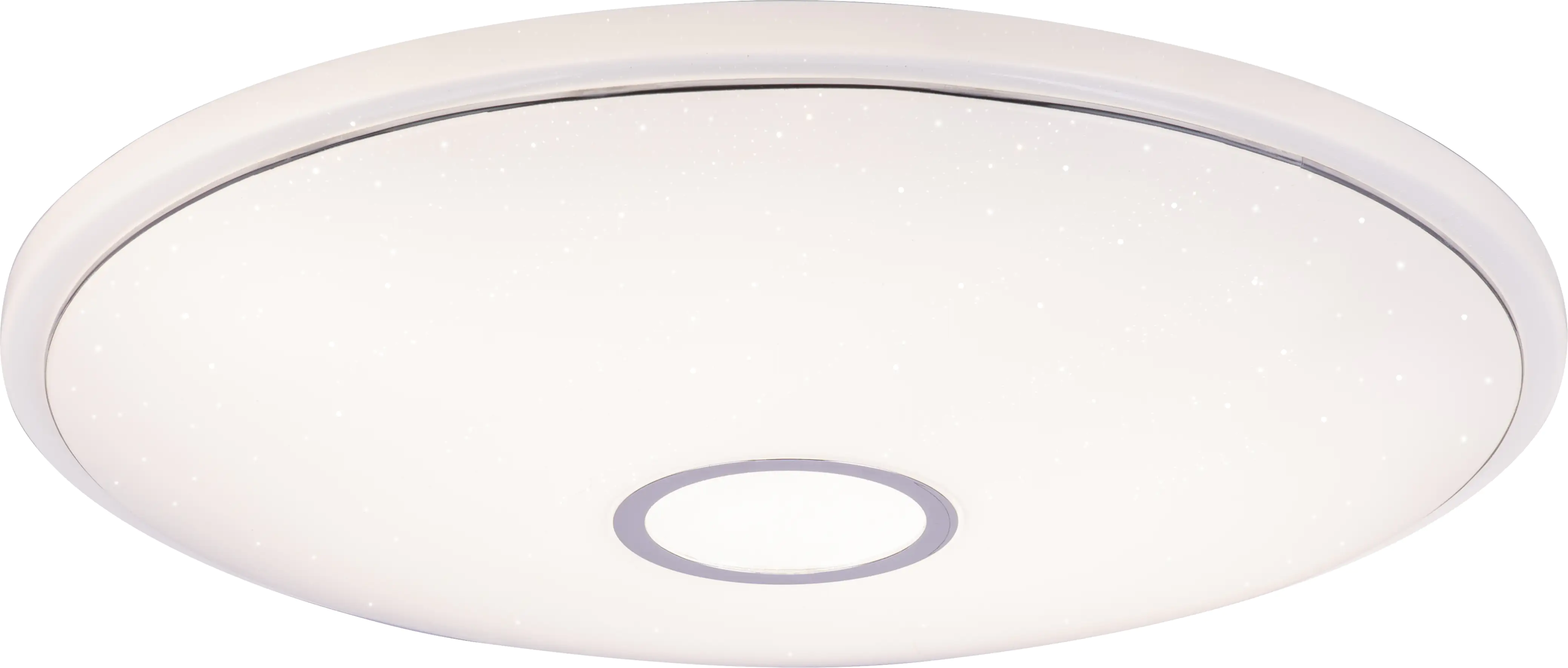 9007371386499_2 Globo LED Deckenleuchte Connor weiß Ø 40 cm mit Sternenhimmel