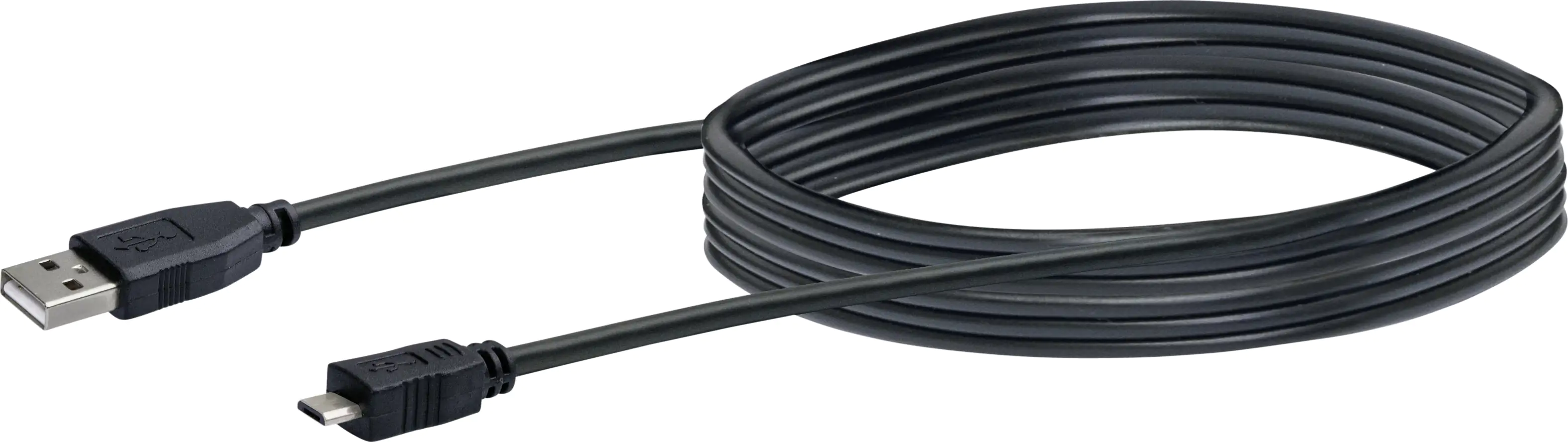 Schwaiger Micro USB Ladekabel CK1511 533 schwarz, 1m, 1x USB 2.0 A Stecker / 1x USB 2.0 Micro B Stec