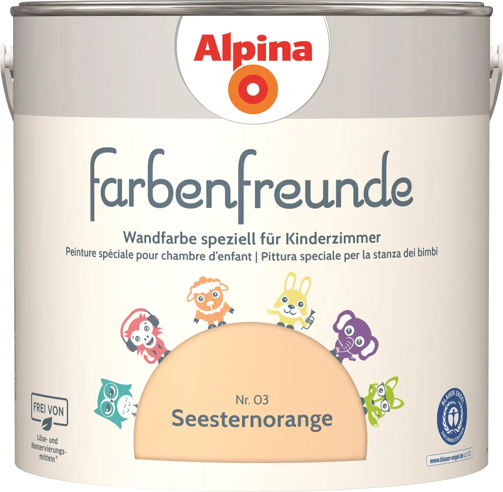 Alpina Farbenfreunde Nr. 03 seesternorange 2,5 L matt Alpina Farbenfreunde Nr. 03 seesternorange 2,5 L matt