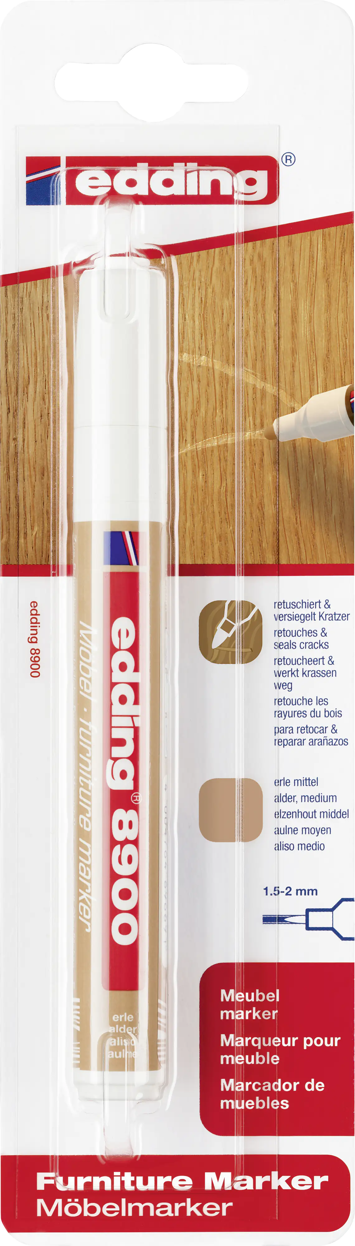 Edding 8900 Möbelmarker erle mittel