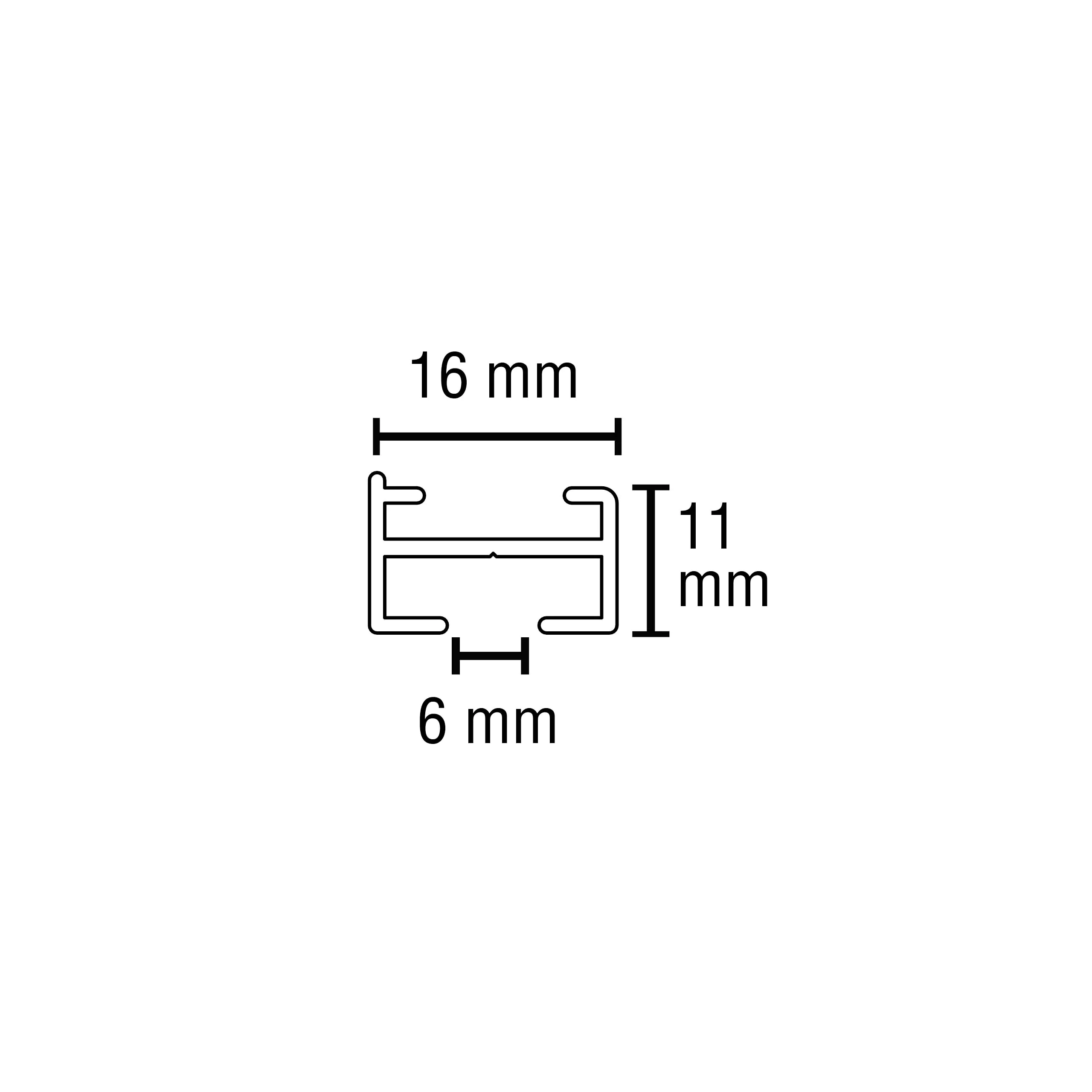 Gardinia Vorhangschienen-Set Lucy 1-läufig silber 230 cm