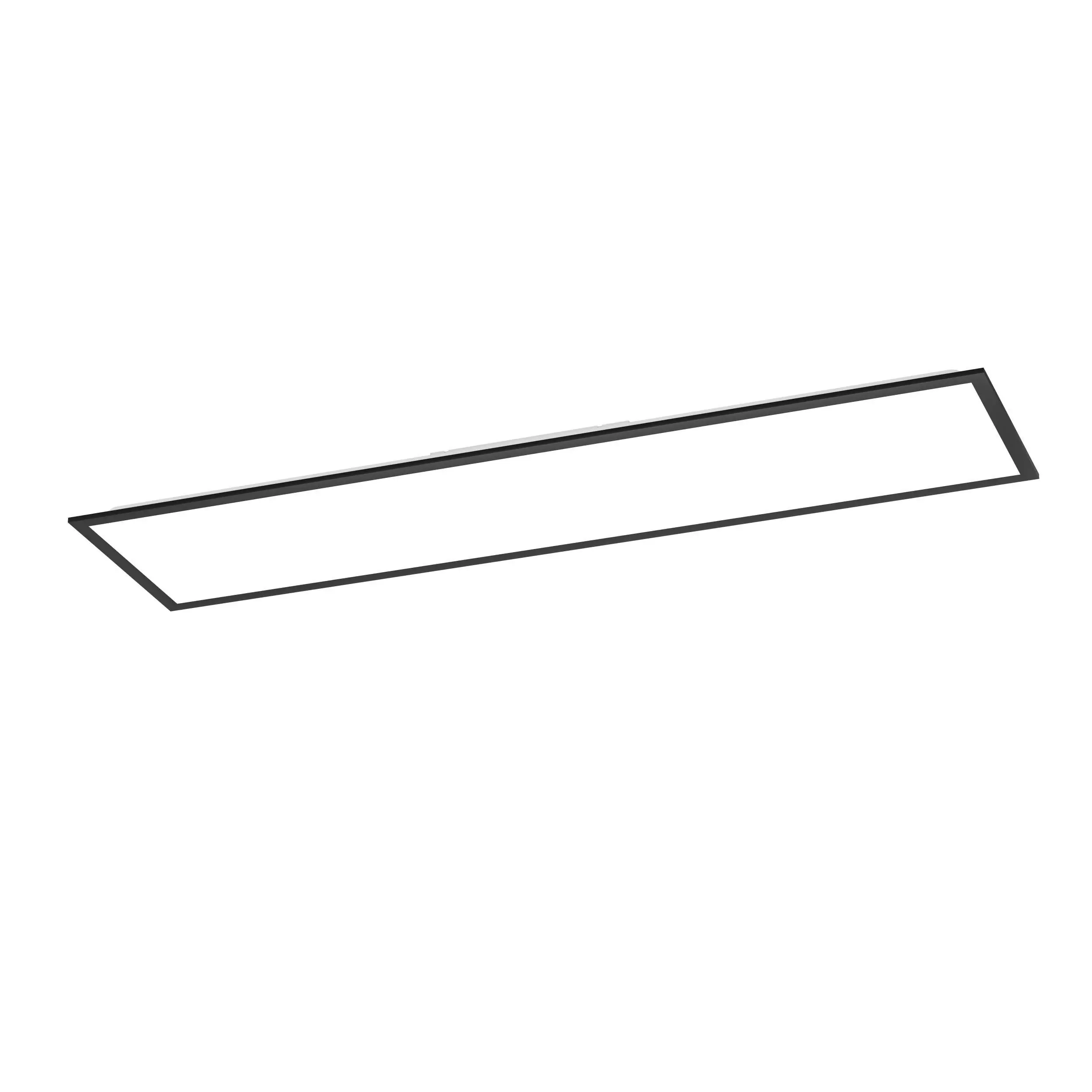 Eglo LED Deckenleuchte Moradillo-Z schwarz 120 x 30 cm RGB dimmbar