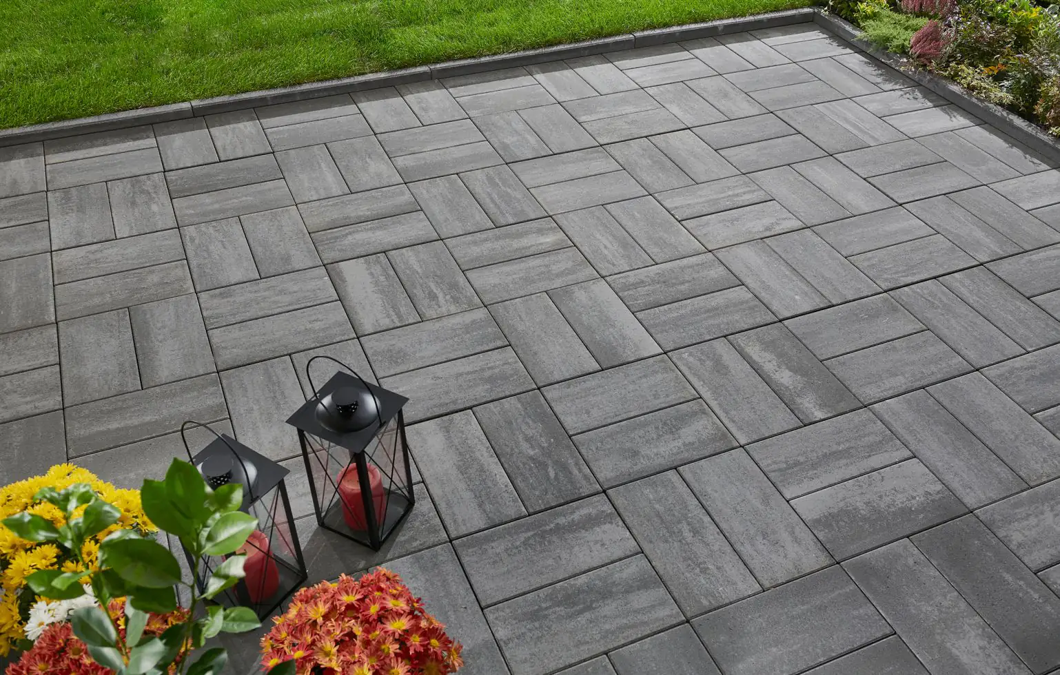 Kann Pflasterstein Rayon 40 x 20 x 7,5 cm vulkananthrazit Kann Pflasterstein Rayon 40 x 20 x 7,5 cm vulkananthrazit