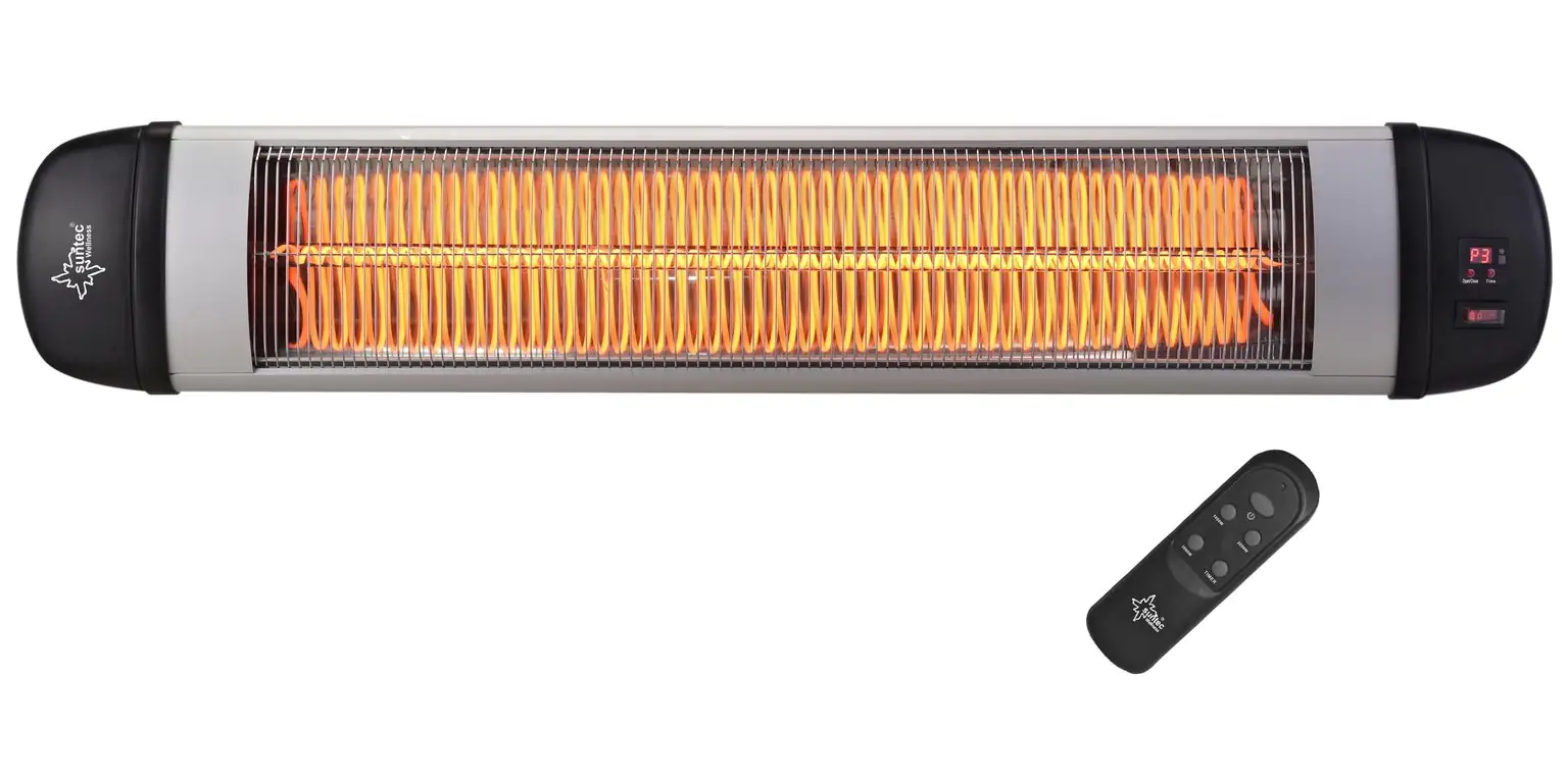 Suntec Terassenheizstrahler Heat Ray Carbon 3000 Teleskopstandfuß, 178 cm Suntec Terassenheizstrahler Heat Ray Carbon 3000 Teleskopstandfuß, 178 cm