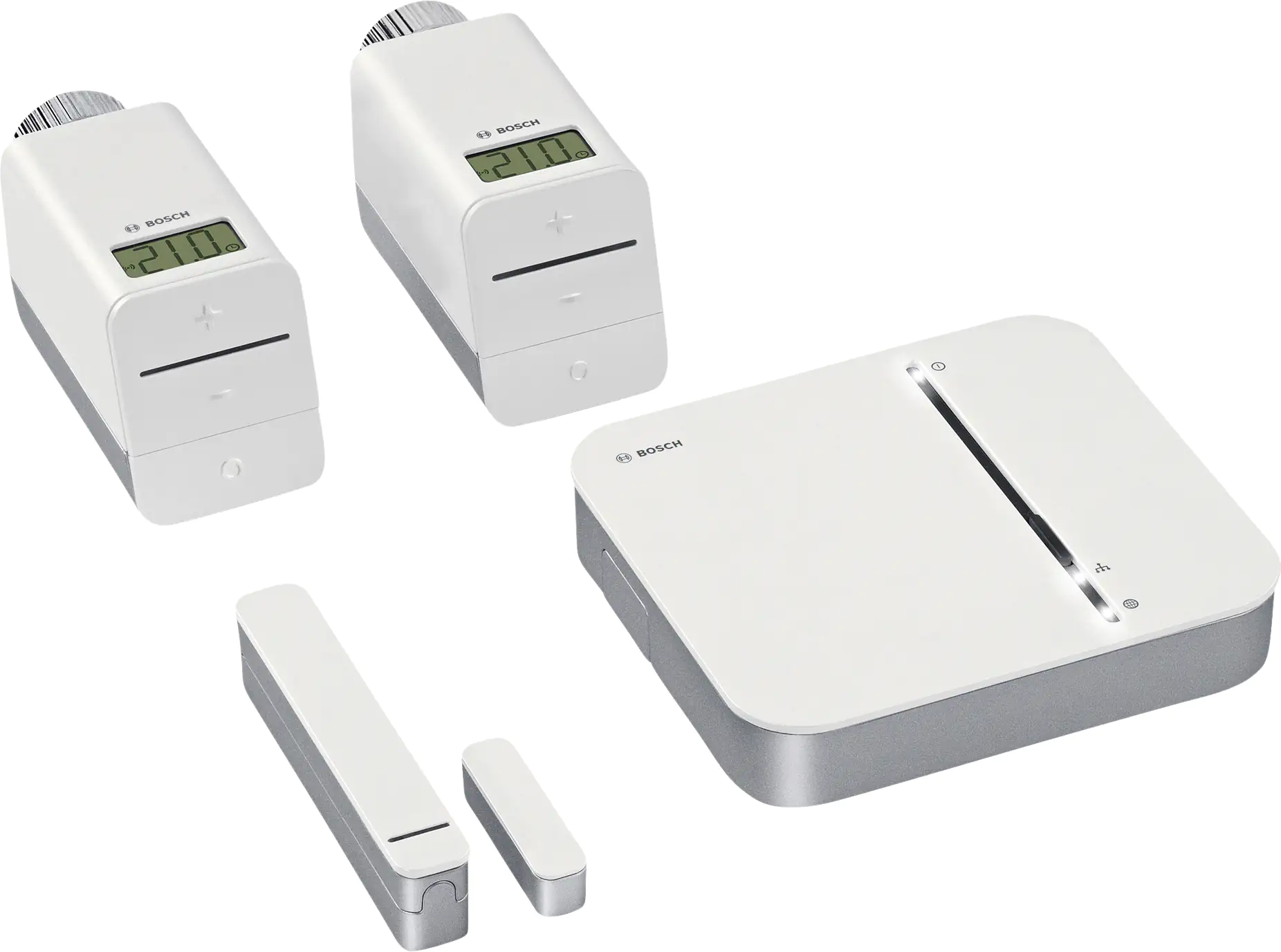 4057749314512_4 Bosch Starter-Paket Raumklima Controller, 2x Thermostat, Fensterkontakt