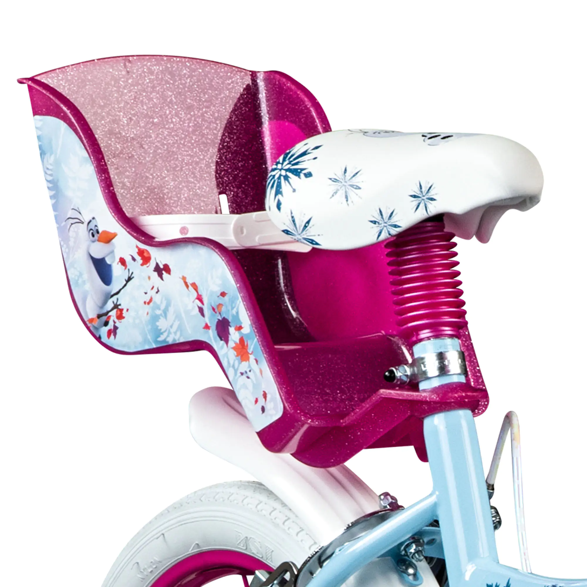 Disney Kinderfahrrad Frozen 2 mit Waverahmen 14 Zoll blau/weiß