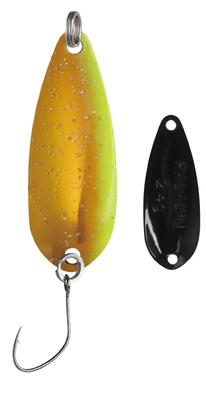 Paladin Angelköder Spoon Asgard 1,6 g UV gold/gelb/schwarz/glitzer
