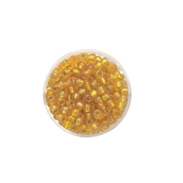 Glorex Rocailles Perlen 4,5 mm 17 g gelb