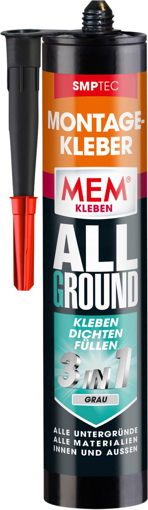 MEM Montage-Kleber Allground 3in1 430 g grau