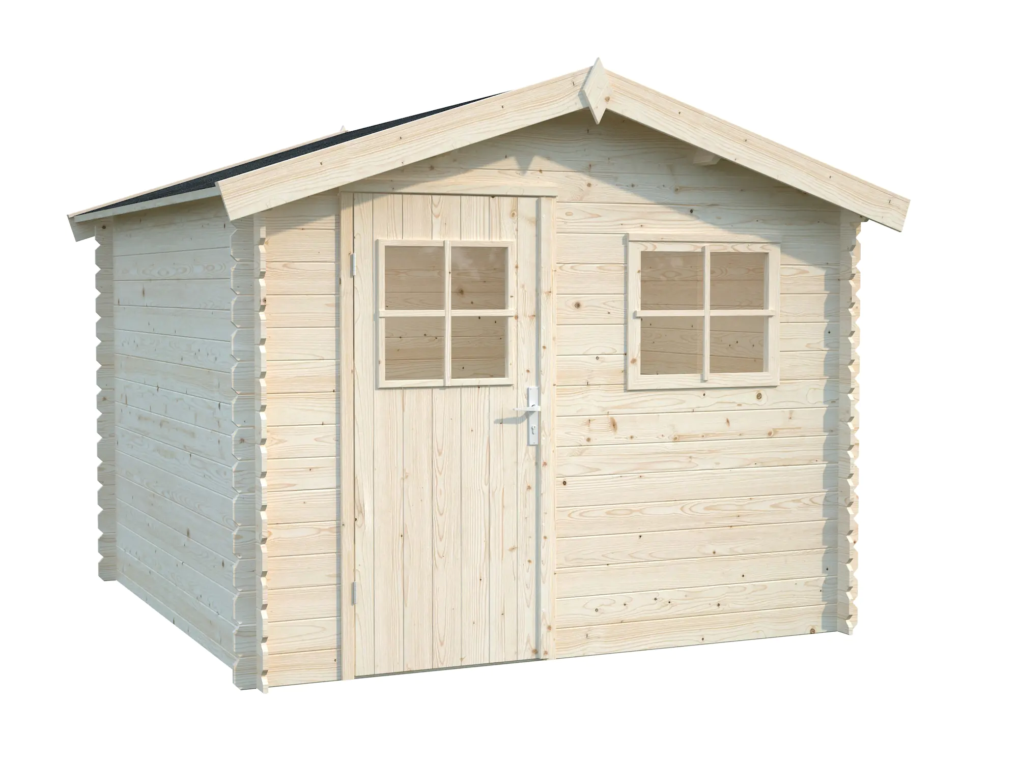 Palmako Gartenhaus Mark 2 244 x 244 cm naturbelassen