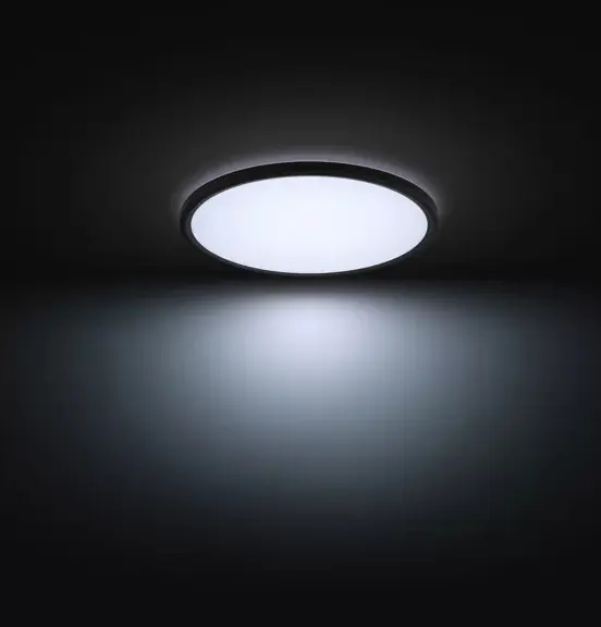 Philips Hue LED Deckenleuchte Tento rund schwarz Ø 42,1 cm warmweiß-kaltweiß