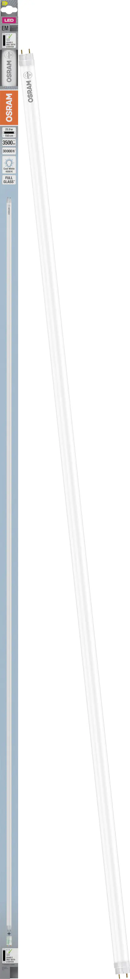 Osram LED Röhre 151,2 cm G13 25,9 W neutralweiß weiß