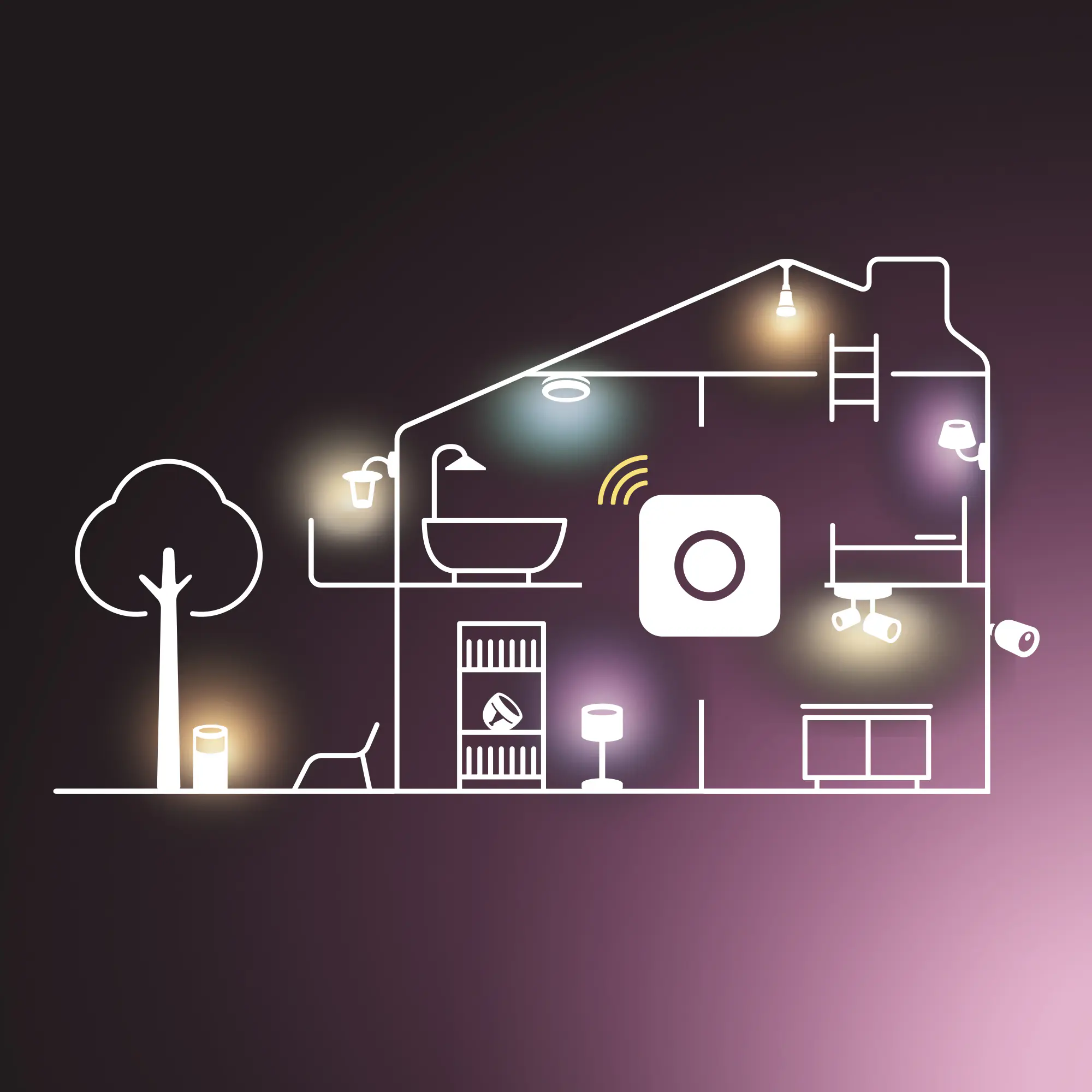 Philiph Hue Smart LED Leuchtmittel 13,5 W E27 warmweiß dimmbar 