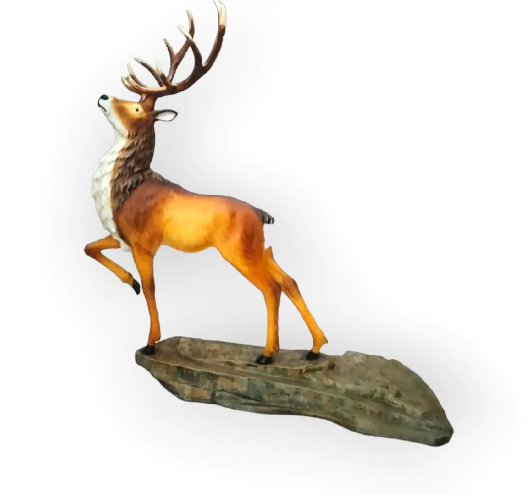 Figur Hirsch Polyresin 195 x 60 x 165 cm braun