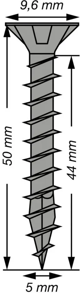 Spax Universalschrauben 5 x 50 mm T20 Vollgewinde - 25 Stk. 