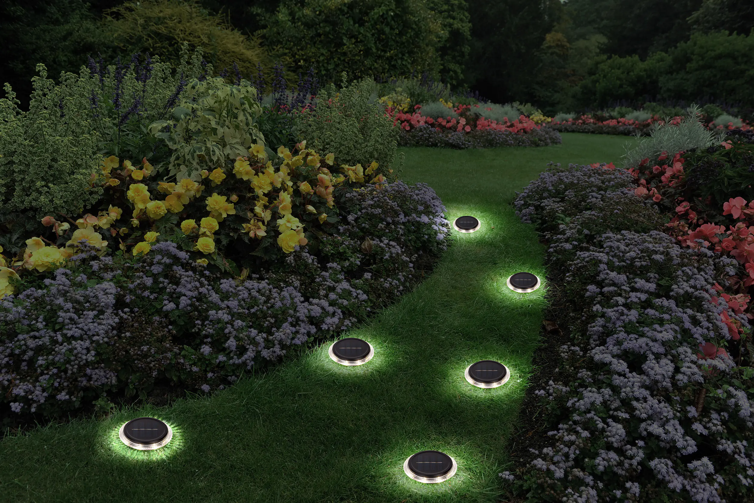 Light & More LED Solarleuchte Kane mit Erdspieß Dämmerungssensor 6er Set Light & More LED Solarleuchte Kane mit Erdspieß Dämmerungssensor 6er Set