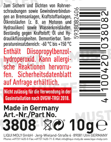 Liqui Moly Rohrdichtung 10 g