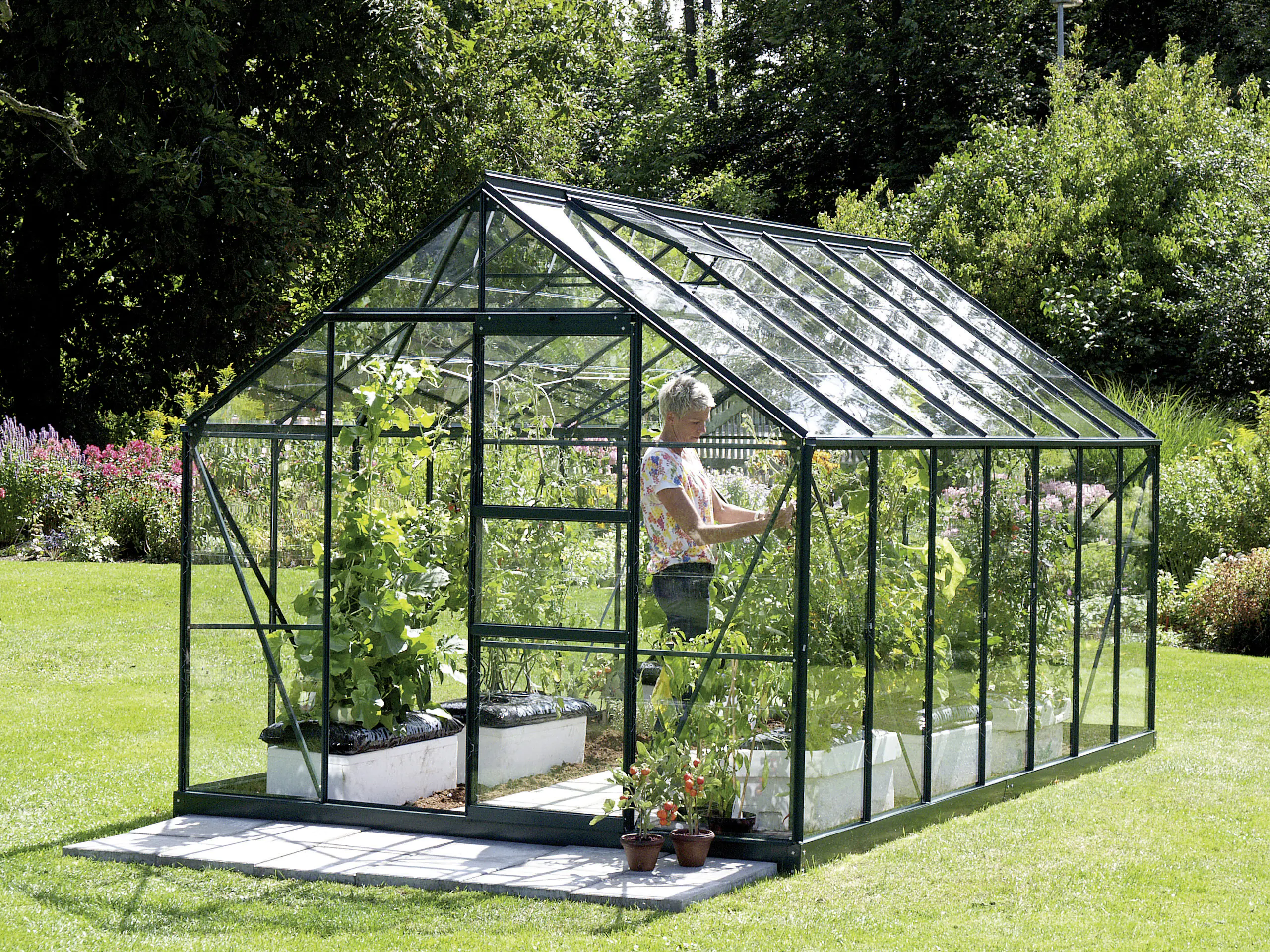 Vitavia Gewächshaus Merkur 11500 254 x 441 cm 3 mm Sicherheitsglas Vitavia Gewächshaus Merkur 11500 254 x 441 cm 3 mm Sicherheitsglas