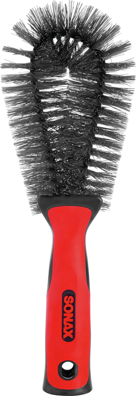 Sonax Felgenbürste rund rot schwarz