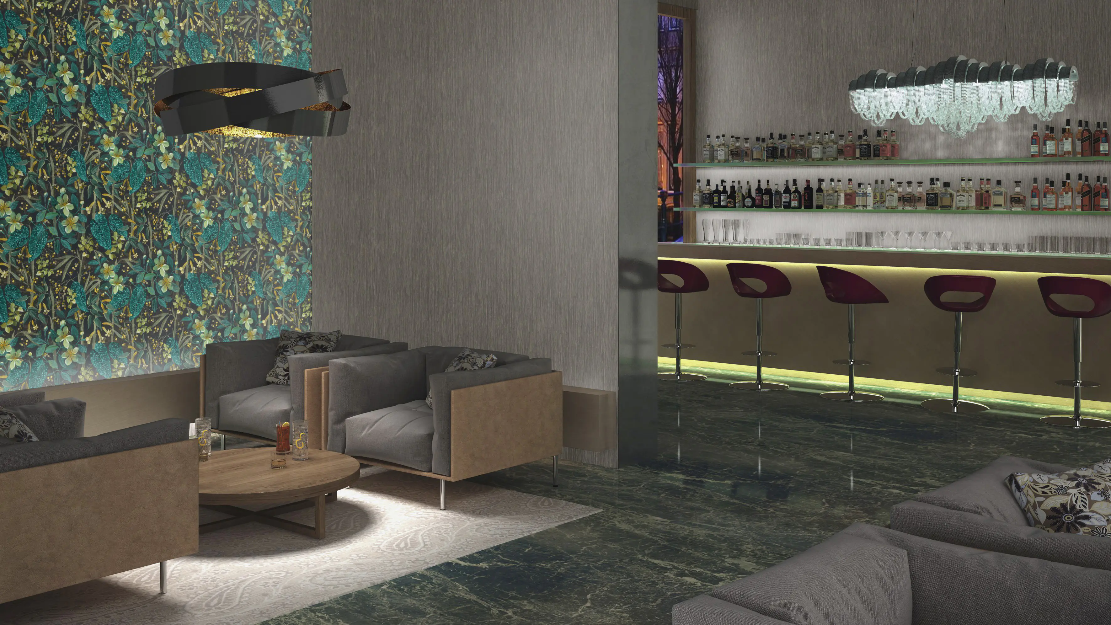 Rasch Vliestapete 537741 Schwarz-Anthrazit Uni 10,05 m x 0,53 m