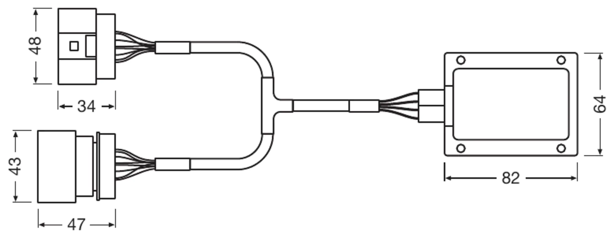 Osram Adapter LEDriving Smart CanBus LEDSC02-1 für Scheinwerferlampe H7 2x