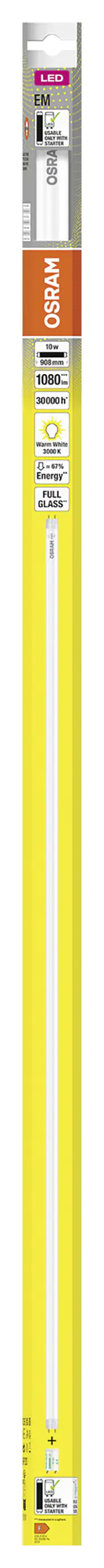 Osram LED Röhre T8 90 cm G13 10 W warmweiß