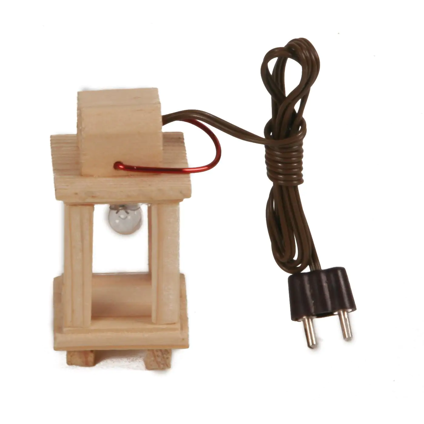 Riffelmacher Krippenzubehör Holzlaterne 6 cm