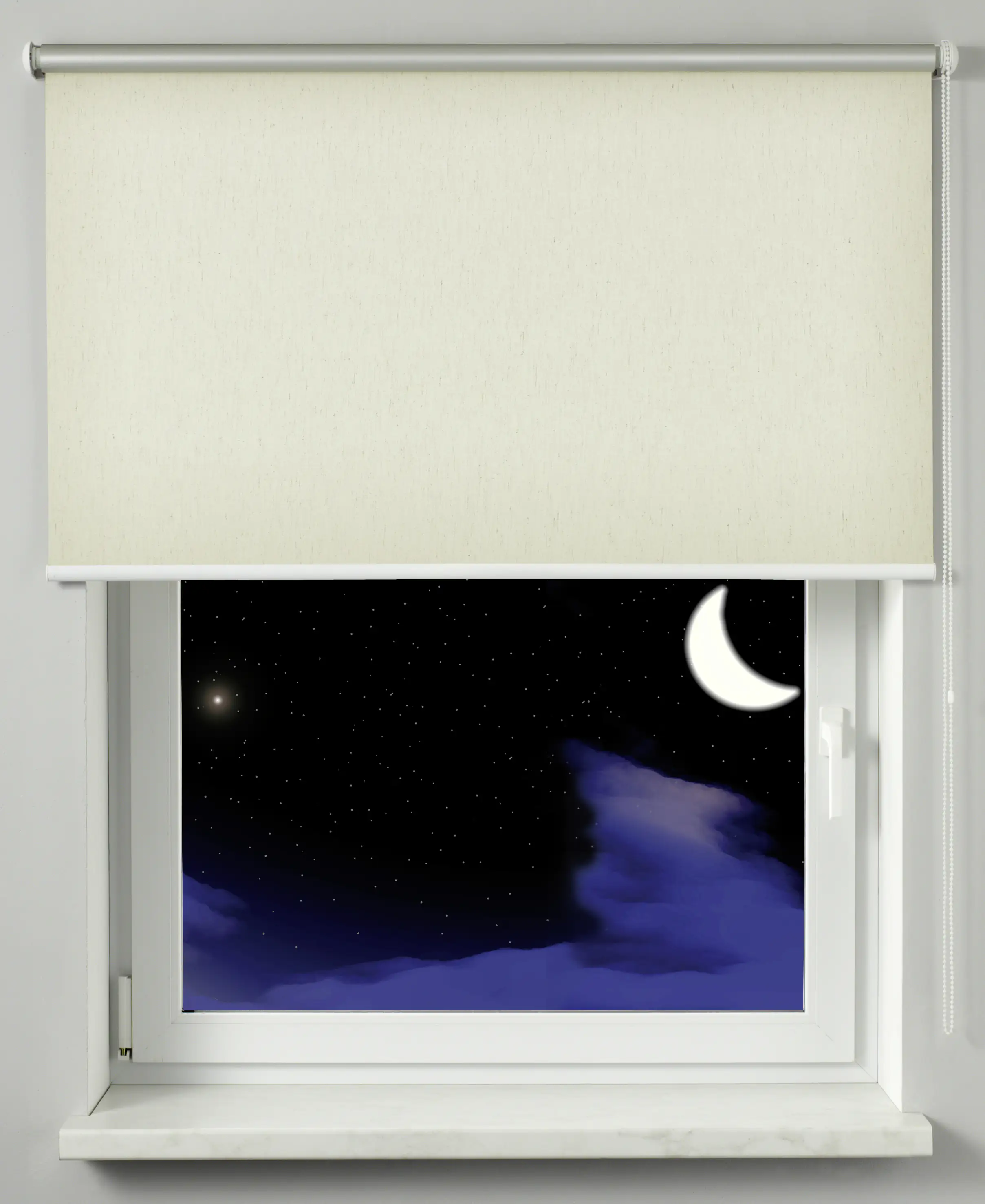 Gardinia Seitenzugrollo Thermo natur 142 x 180 cm