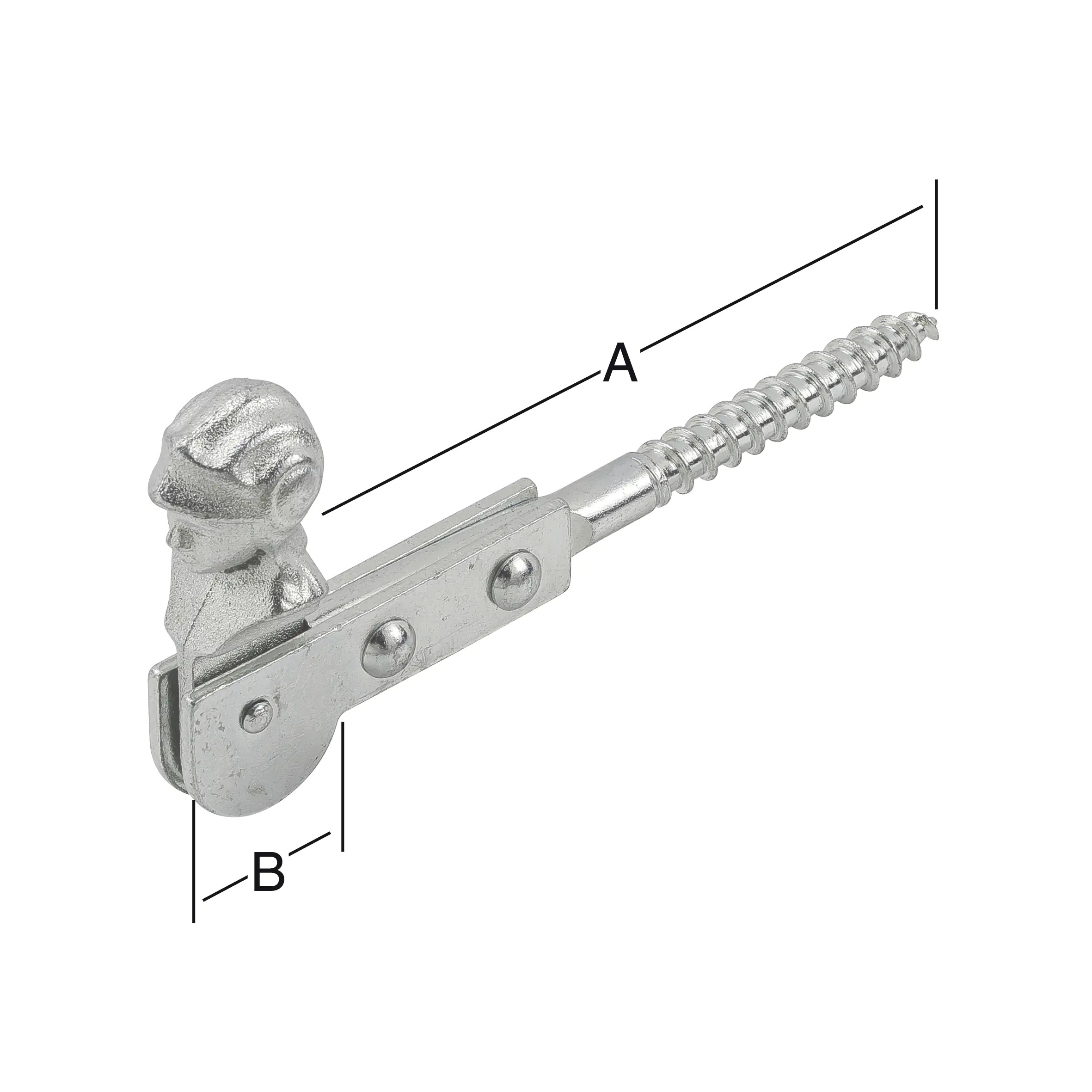 Vormann Fensterladenfeststeller verzinkt 120 x 25 mm Vormann Fensterladenfeststeller verzinkt 120 x 25 mm