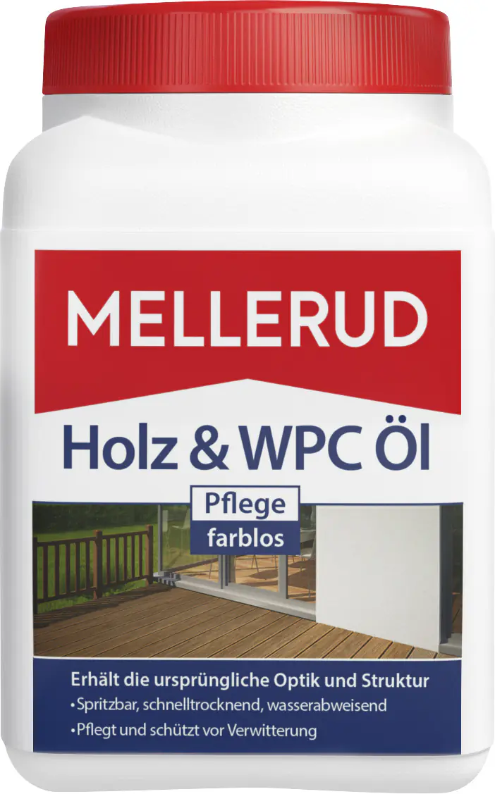 Mellerud Holz & WPC Öl Pflege farblos 0,75 L