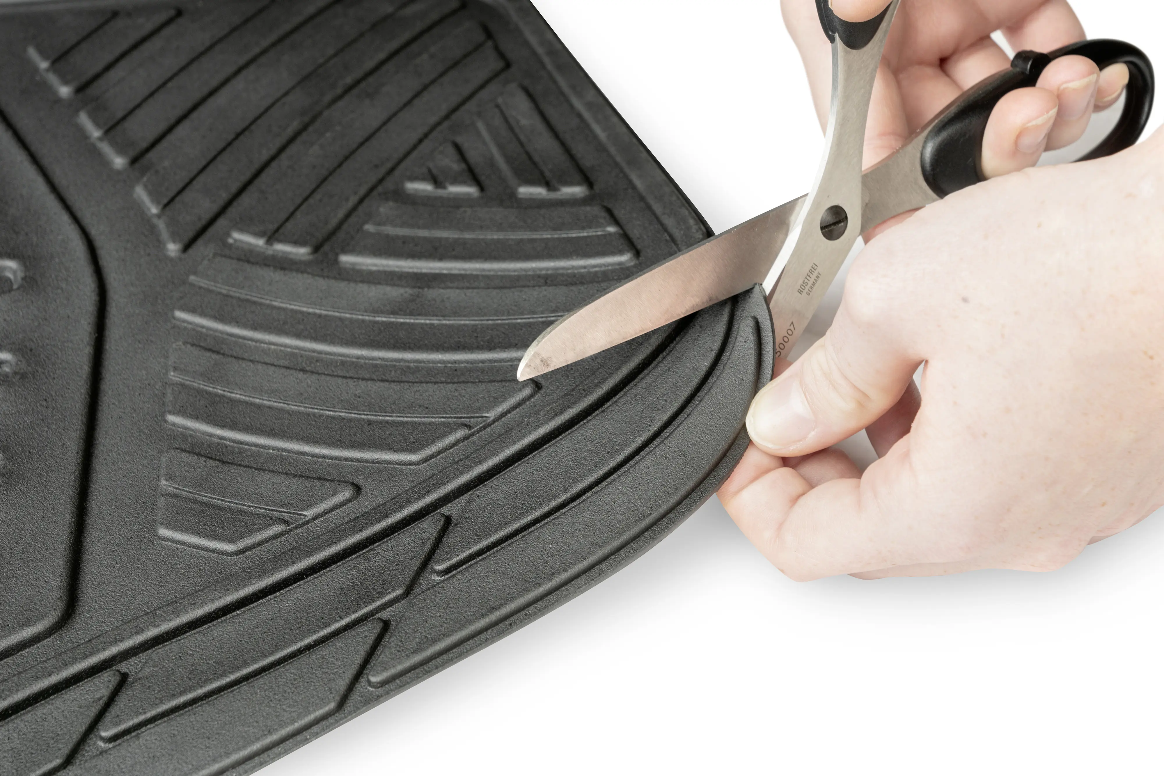 Walser Universal Fußmatten Herkules zuschneidbar schwarz 4-teilig