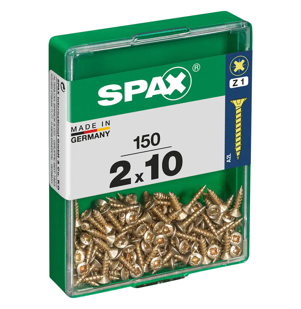 Spax Universalschrauben 2.0 x 10 mm PZ 1 - 150 Stk.