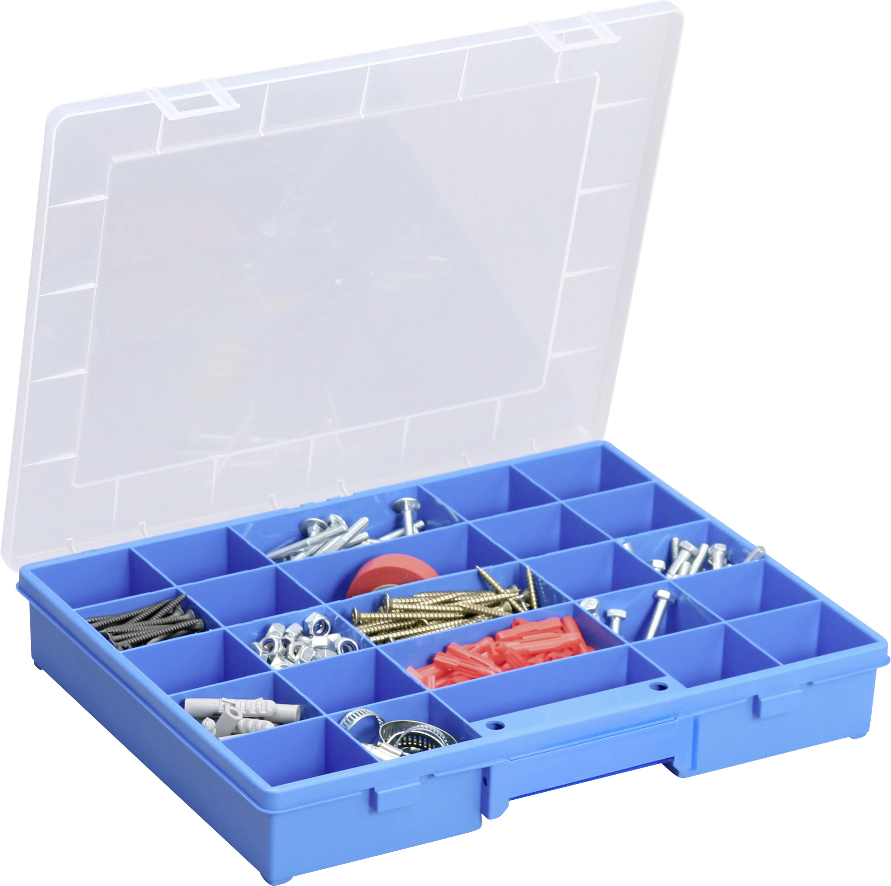 Allit Sortimentskasten 25 Fächer EuroPlus Basic 37/25 blau