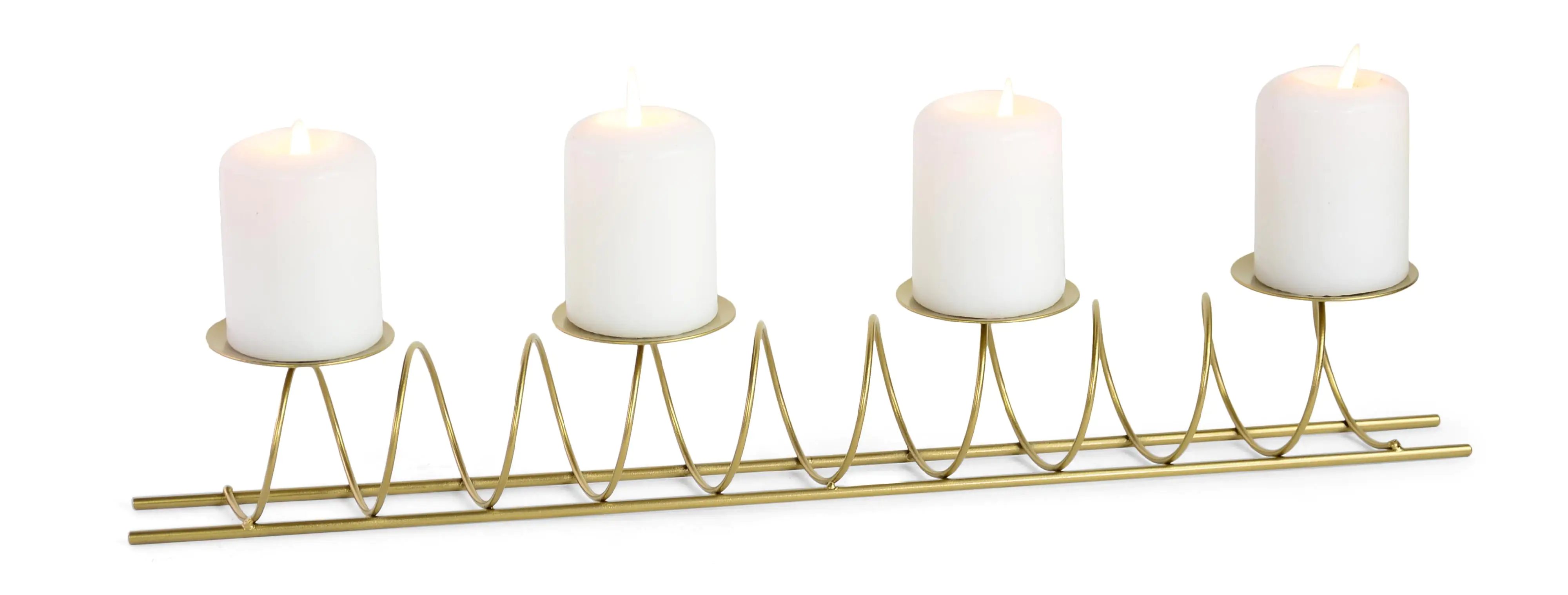 Riffelmacher Adventsleuchter Spirale gold 60,5 x 8 x 9,5 cm Riffelmacher Adventsleuchter Spirale gold 60,5 x 8 x 9,5 cm