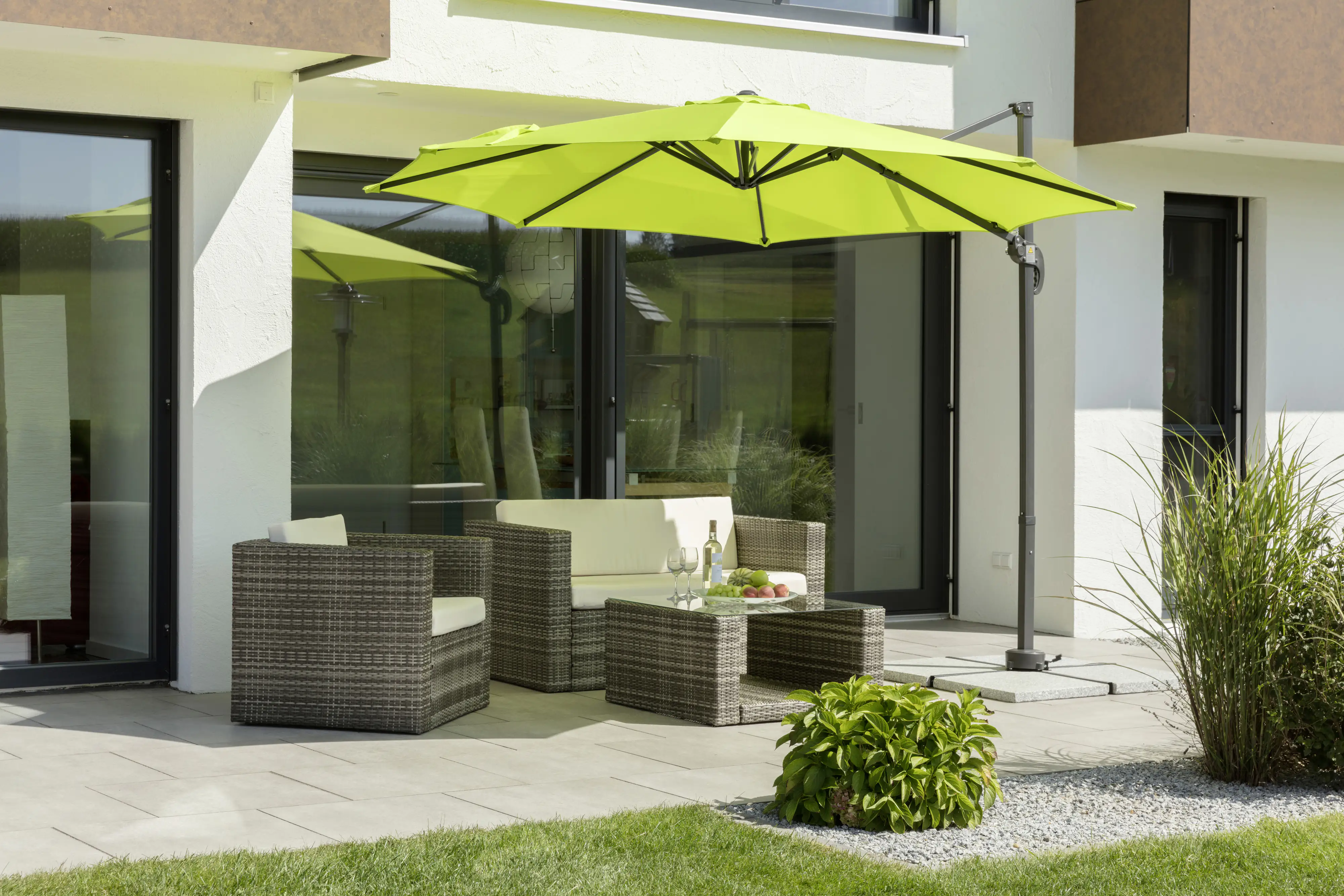 Schneider Sonnenschirm Rhodos Junior apfelgrün Ø 300 cm Schneider Sonnenschirm Rhodos Junior apfelgrün Ø 300 cm